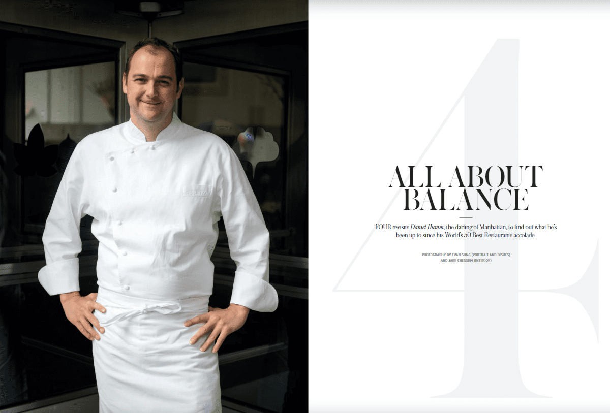 Daniel Humm FOUR Lifestyle meets Rochini