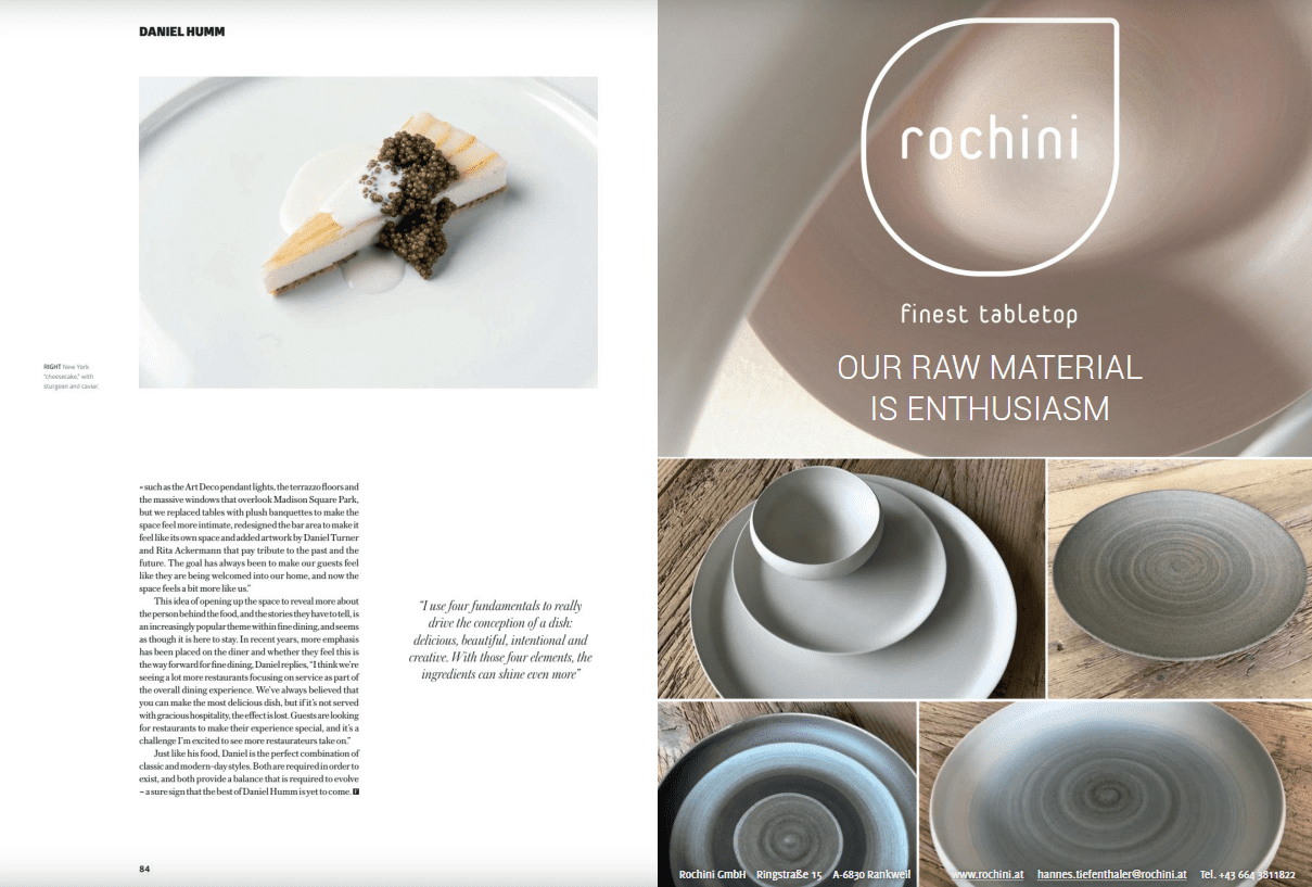 Daniel Humm1 FOUR Lifestyle meets Rochini