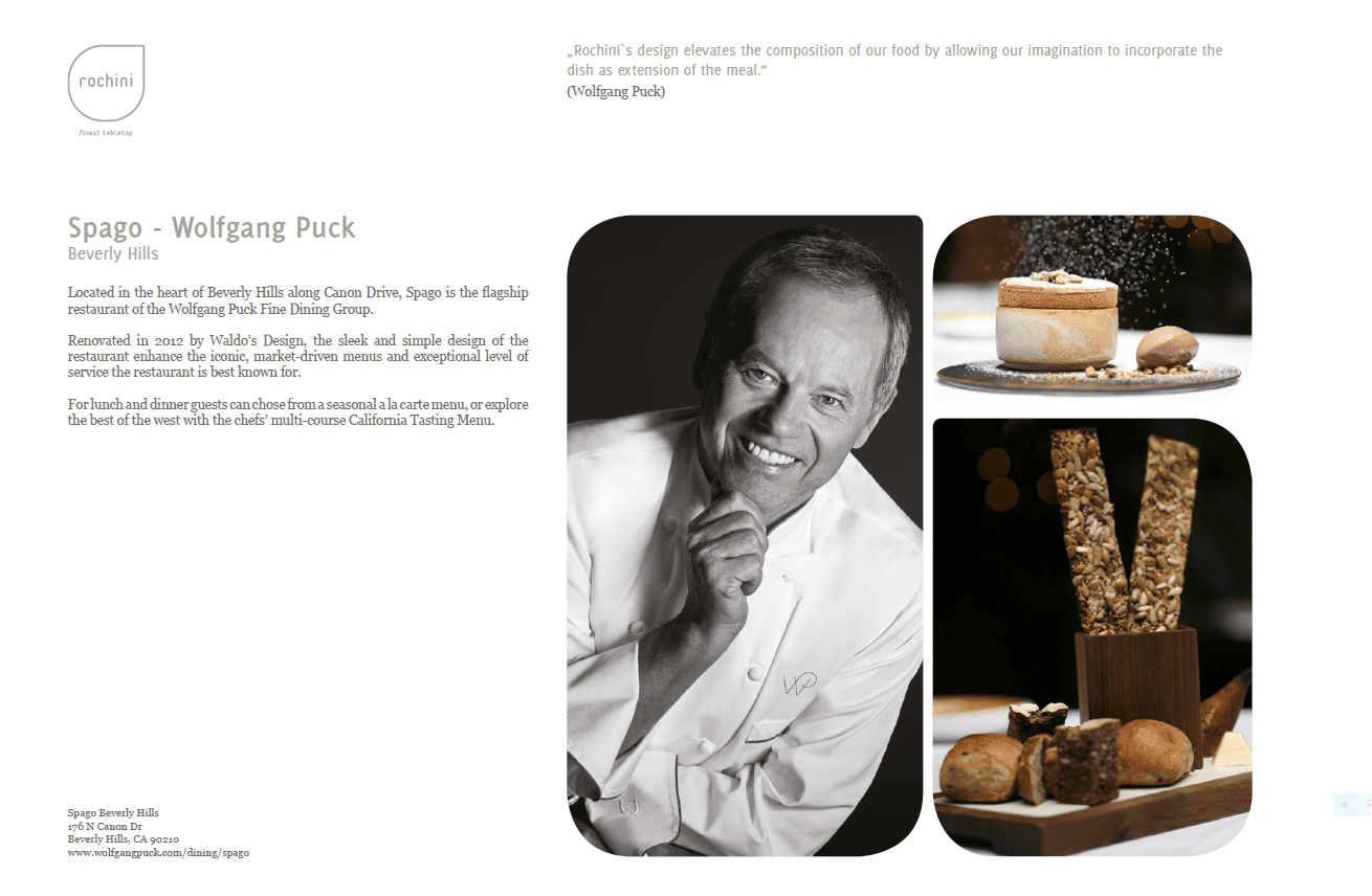 Puck Wolfgang Puck meets Rochini